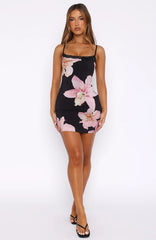 Summer Fling Mini Dress Midnight Orchid