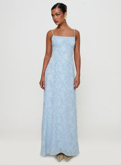 South Of France Maxi Dress Blue