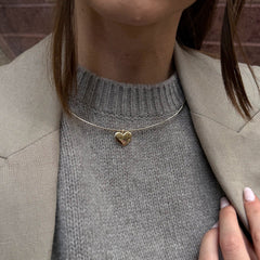 Millie Collar Necklace - Heart Collar Necklace