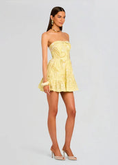 Fiza Strapless Short Dress