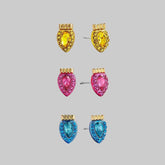 Merry & Bright Holiday Earring Set - Multi Christmas Lights