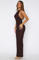 Centre Of Attention Maxi Dress Chocolate