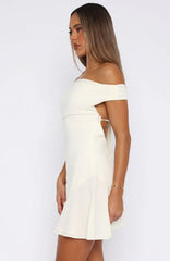 High Horse Mini Dress Off White