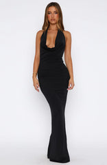 Vacation Time Maxi Dress Black