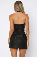 Holdin' Me Back Mini Dress Black