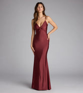 Scarlet Strappy Back Mermaid Formal Dress