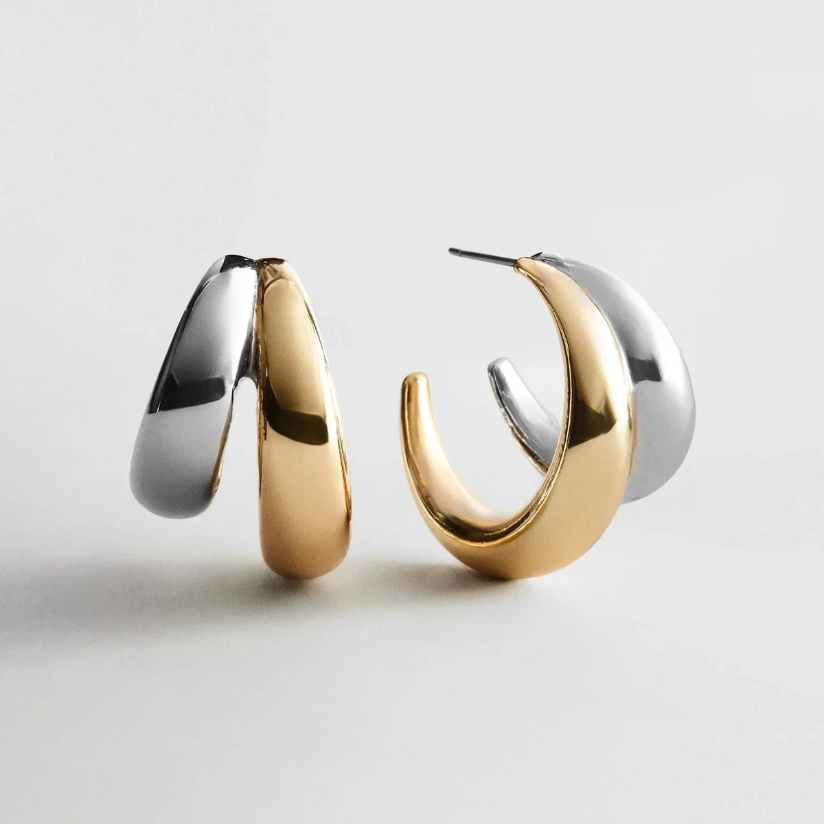 Sloane Hoop Earrings - Gold/Silver