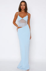 Call Me Up Maxi Dress Blue