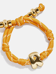 Knotty Initial Custom Bracelet - Marigold Single Letter