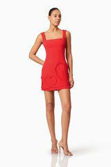 Buttercup Party Dress in Red