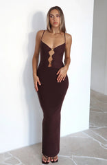 Break It Off Maxi Dress Espresso