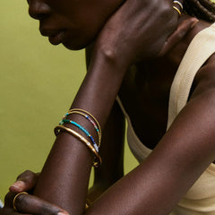 Rowan Semi-Precious Layered Bracelet - Capri
