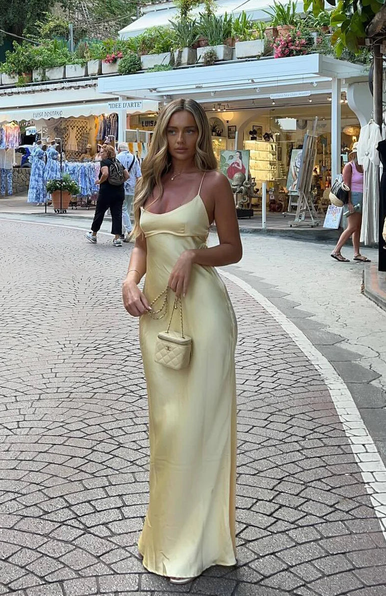 It's Not The Same Maxi Dress Lemon