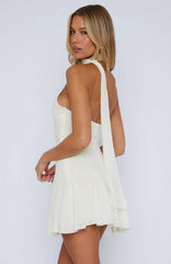 Moonlit Desire Mini Dress Off White