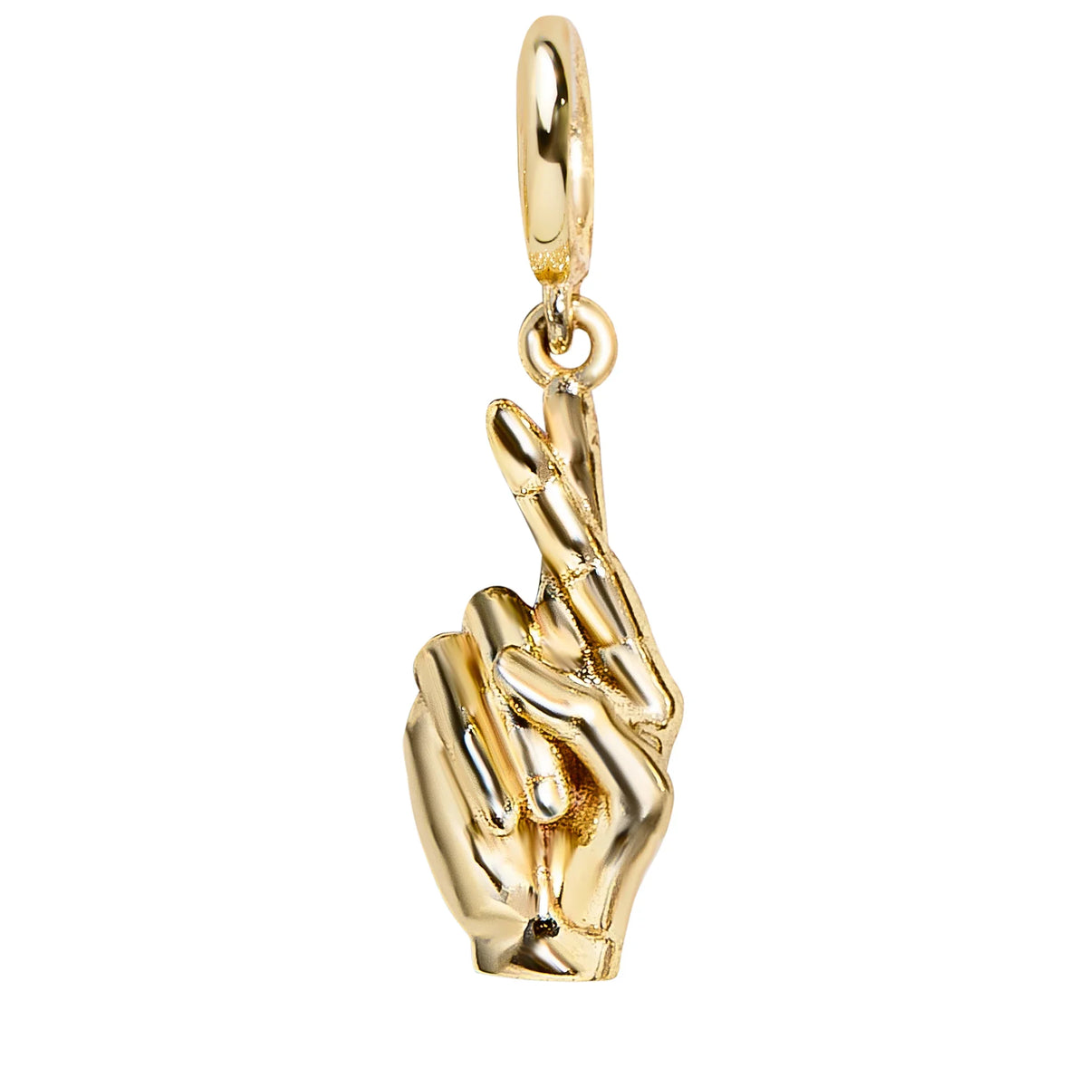 Luck Cluster Charm - Fingers Crossed