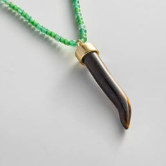 Maeve Semi-Precious Pendant Necklace - Jade