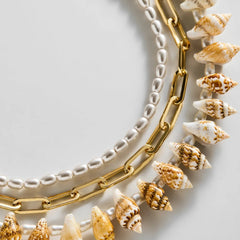 Marysol Waterproof Anklet Set - Gold/Pearl