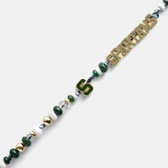 Michigan State University Beaded Bandana Phone Charm - Michigan State University